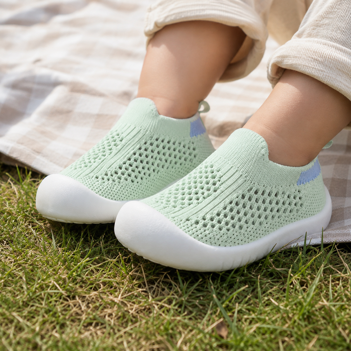 ZUUMEES Kids Go - Green Knees